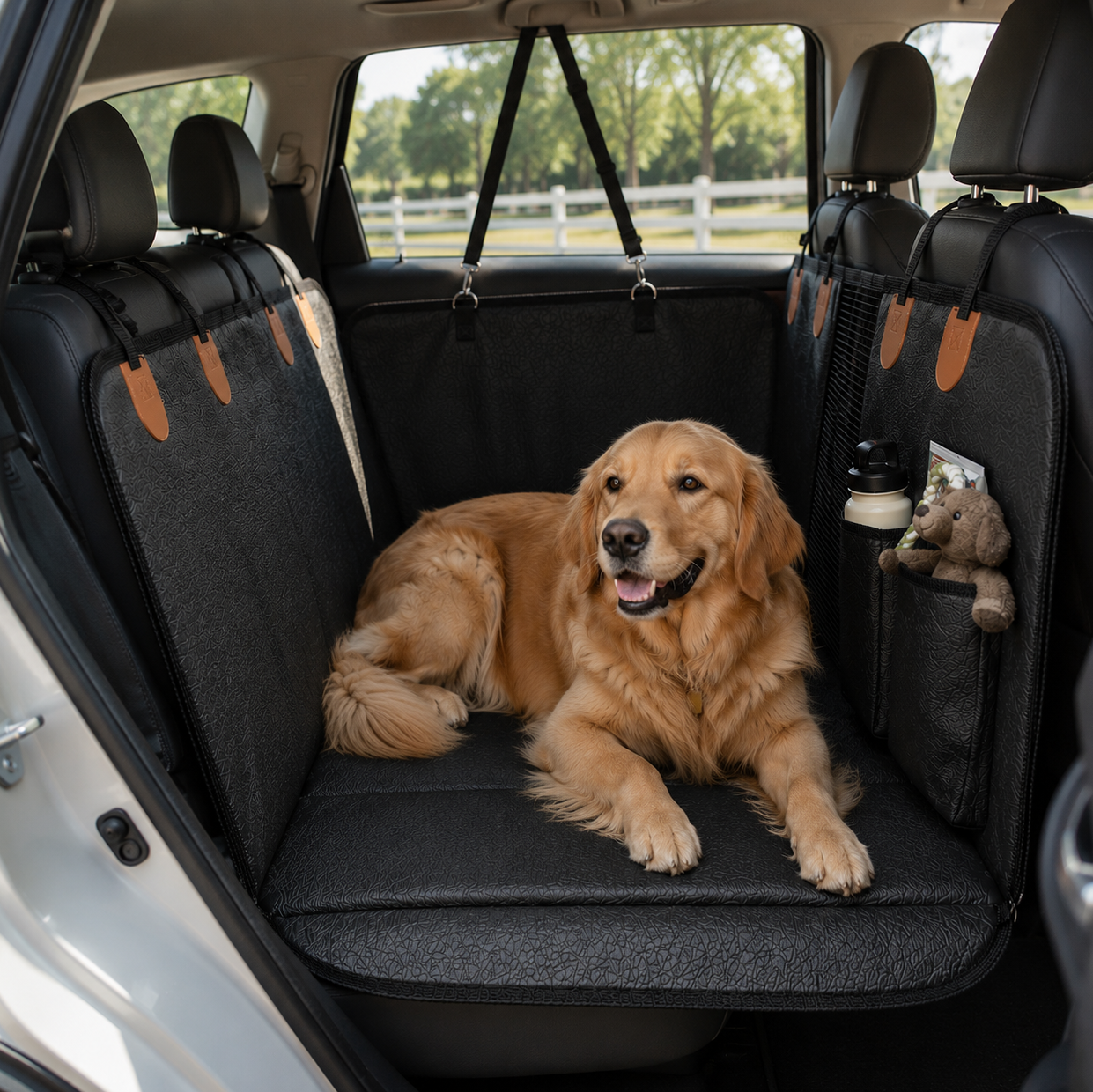 TrailNest™ Luxury Dog Back Seat Extender for SUVs, Cars & Trucks