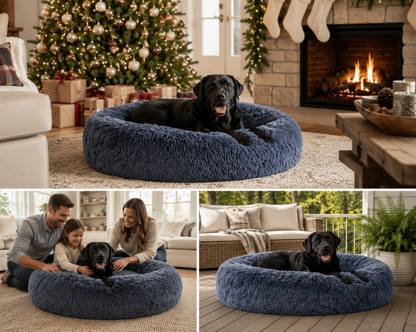 The Super Cuddler Biggest Anxiety Relieving Dog Bed