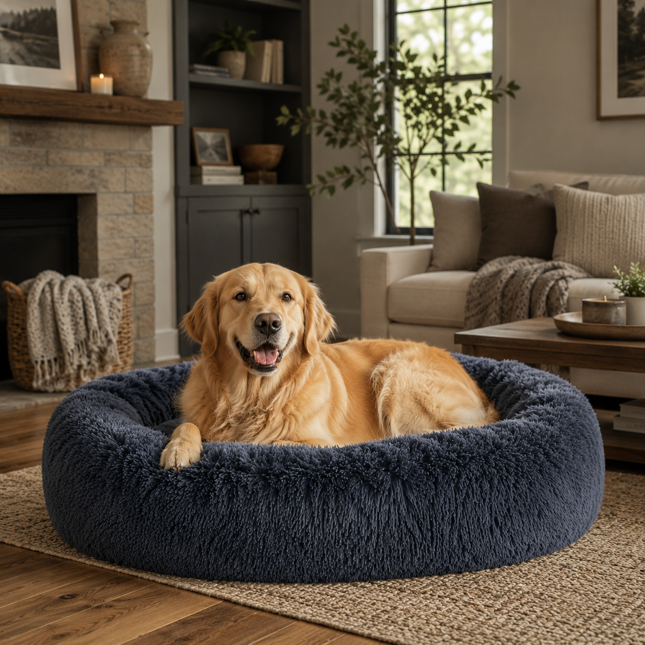The Super Cuddler Biggest Anxiety Relieving Dog Bed