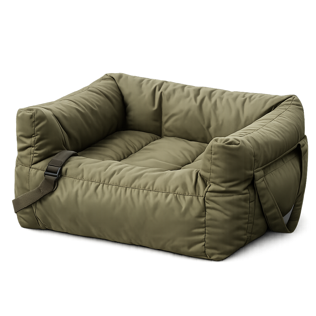 RoadNest™ Luxury Dog Car Seat Bed