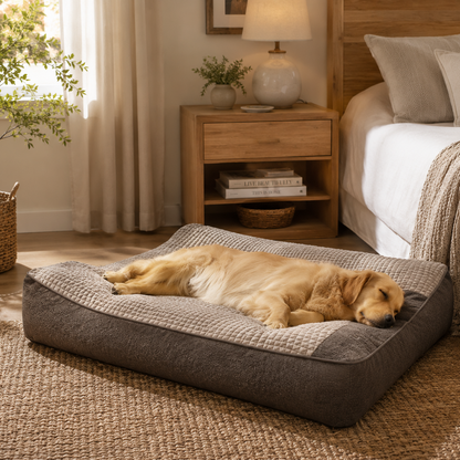 Goodnight Haven™ Plush Bolster Large Dog Bed