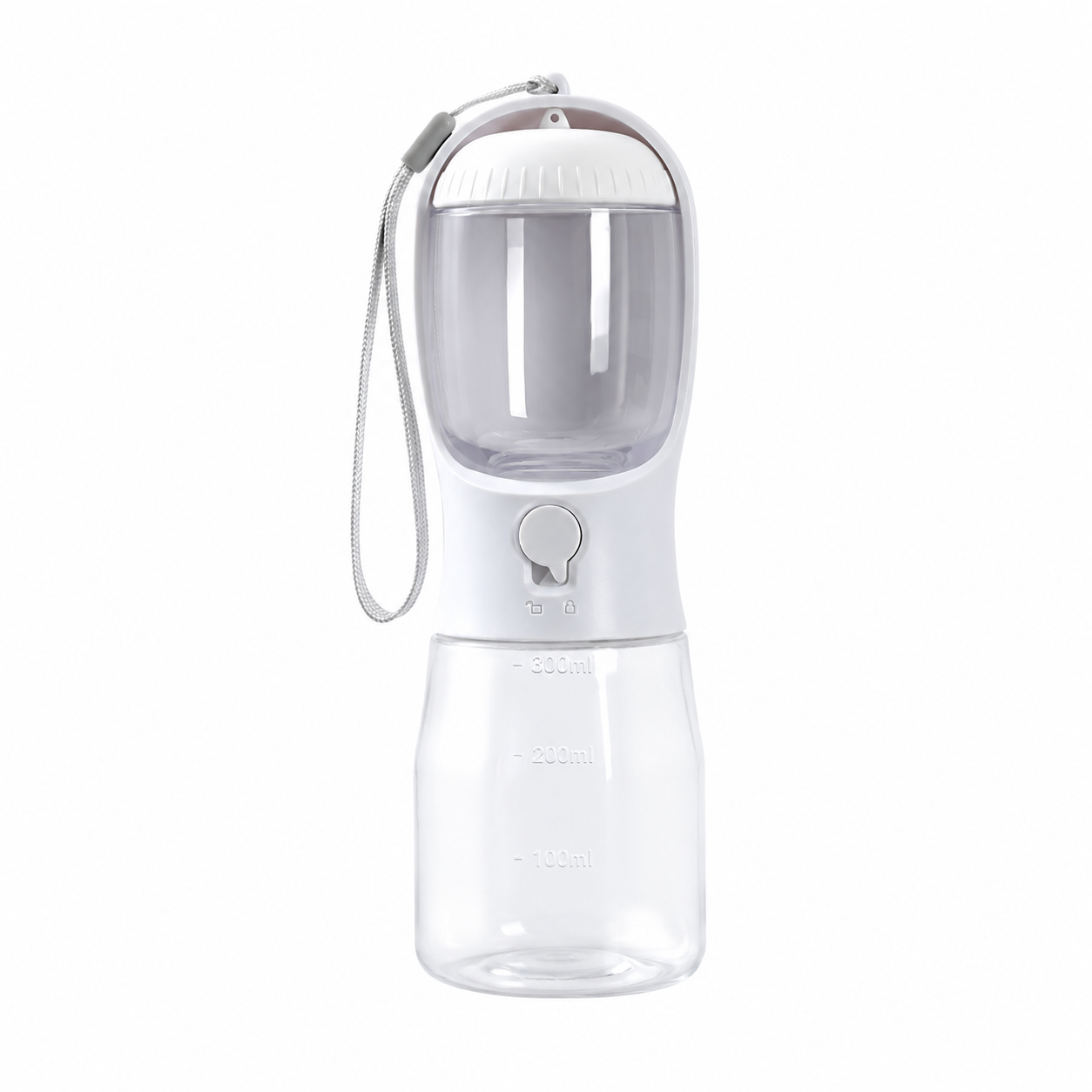 PupVoyage™ 3-in-1 Portable Dog Water Bottle with Food & Waste Bag Storage