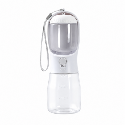 PupVoyage™ 3-in-1 Portable Dog Water Bottle with Food & Waste Bag Storage