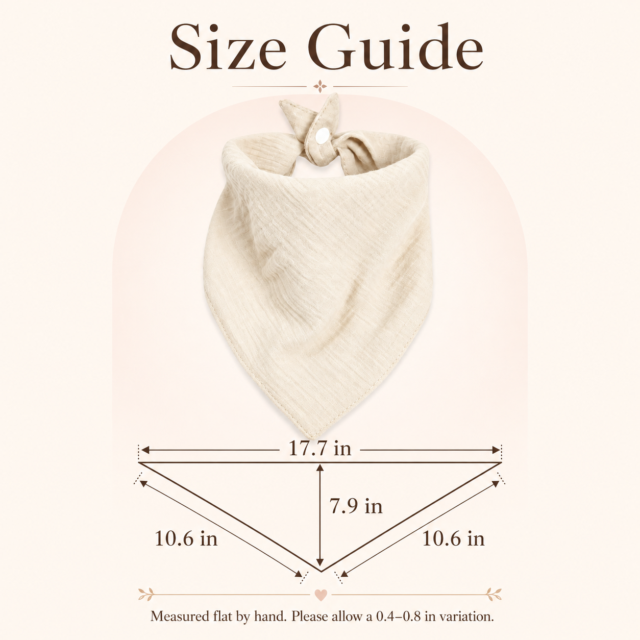 CloudKnot™ Fall Cotton Dog Bandana
