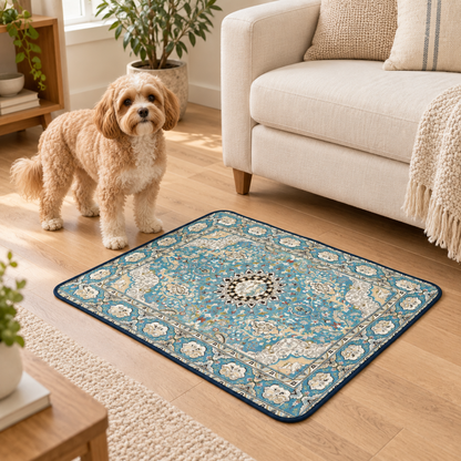 DryPaws™ Washable Reusable Dog Pee Pad 2 Pack | Non-Slip Indoor Puppy Potty Mat