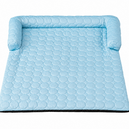CoolNest™ Ice Silk Cooling Dog Bed & Mat | Breathable Washable Pet Bed