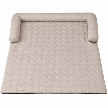 CoolNest™ Ice Silk Cooling Dog Bed & Mat | Breathable Washable Pet Bed