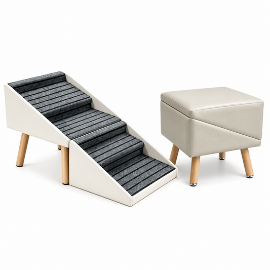 Step & Rest™ 2-in-1 Ottoman Dog Ramp
