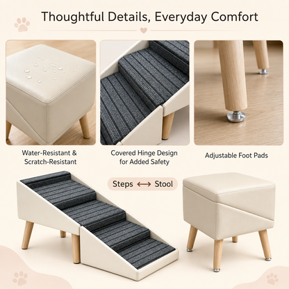Step & Rest™ 2-in-1 Ottoman Dog Ramp