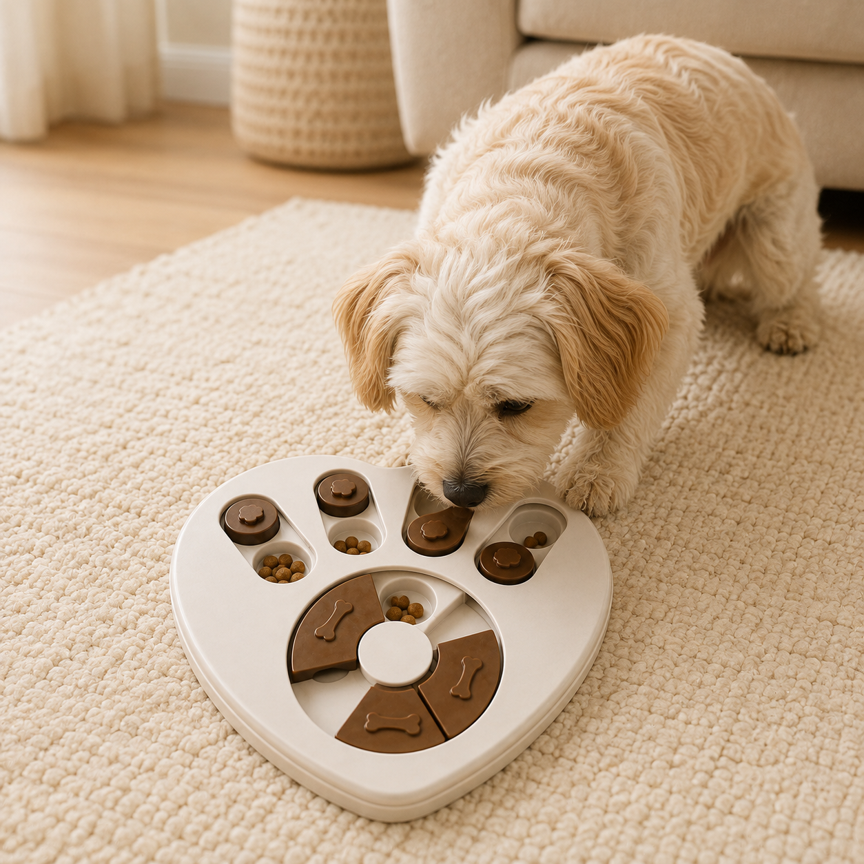 Paws & Seek™ Interactive Stimulation Enrichment Dog Puzzle Toy & Slow Feeder