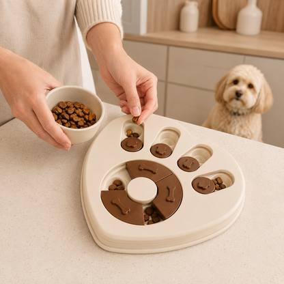 Paws & Seek™ Interactive Stimulation Enrichment Dog Puzzle Toy & Slow Feeder