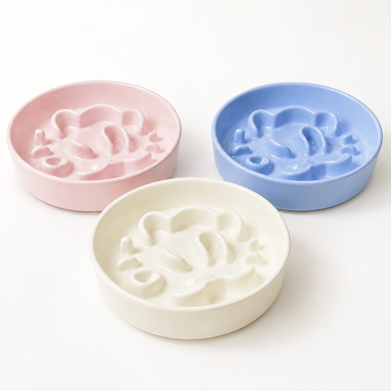 PawDoodle™ Ceramic Slow Feeder Bowl for Dogs