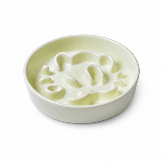 PawDoodle™ Ceramic Slow Feeder Bowl for Dogs