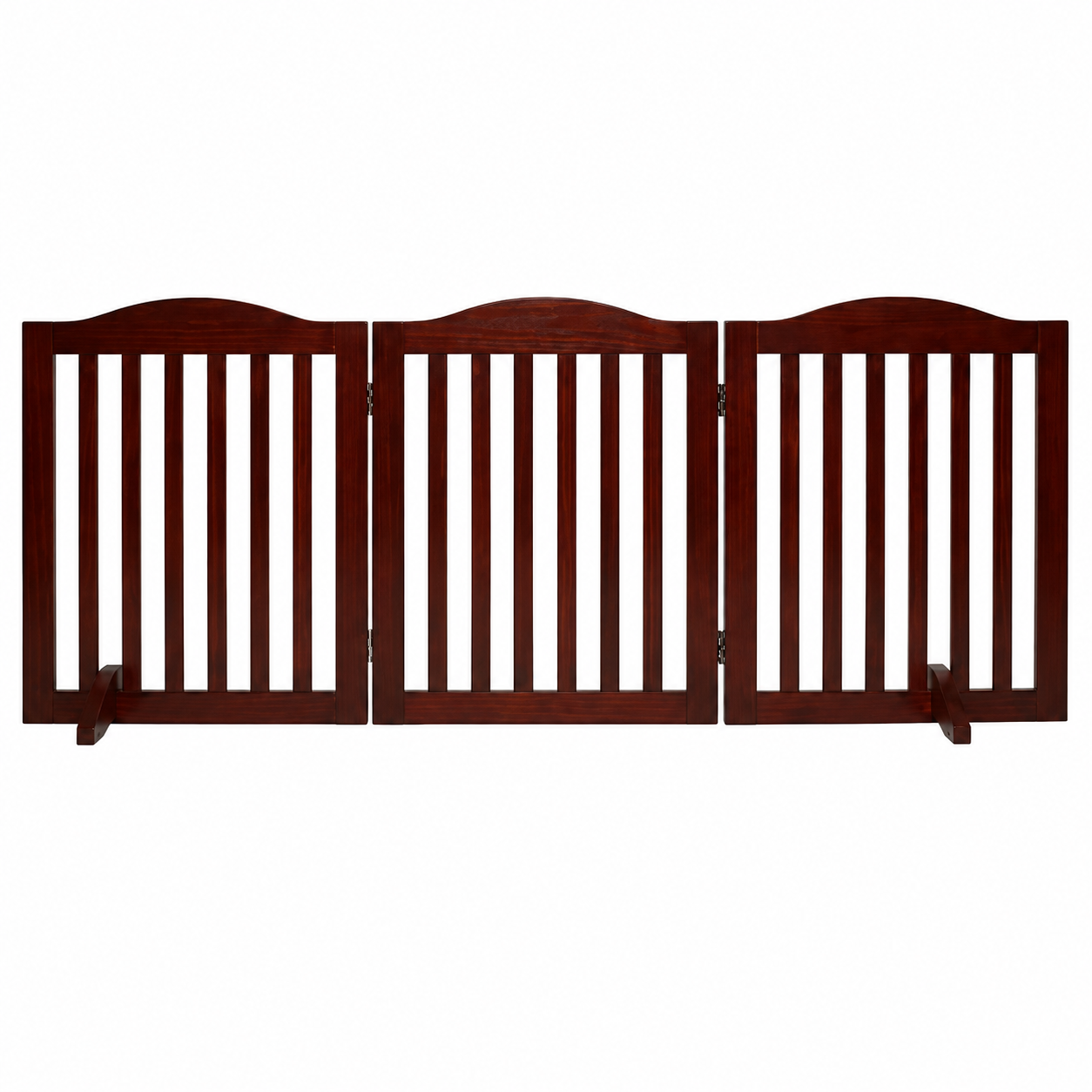 HavenGate™ Freestanding Wooden Dog Gate | Foldable Indoor Pet Gate