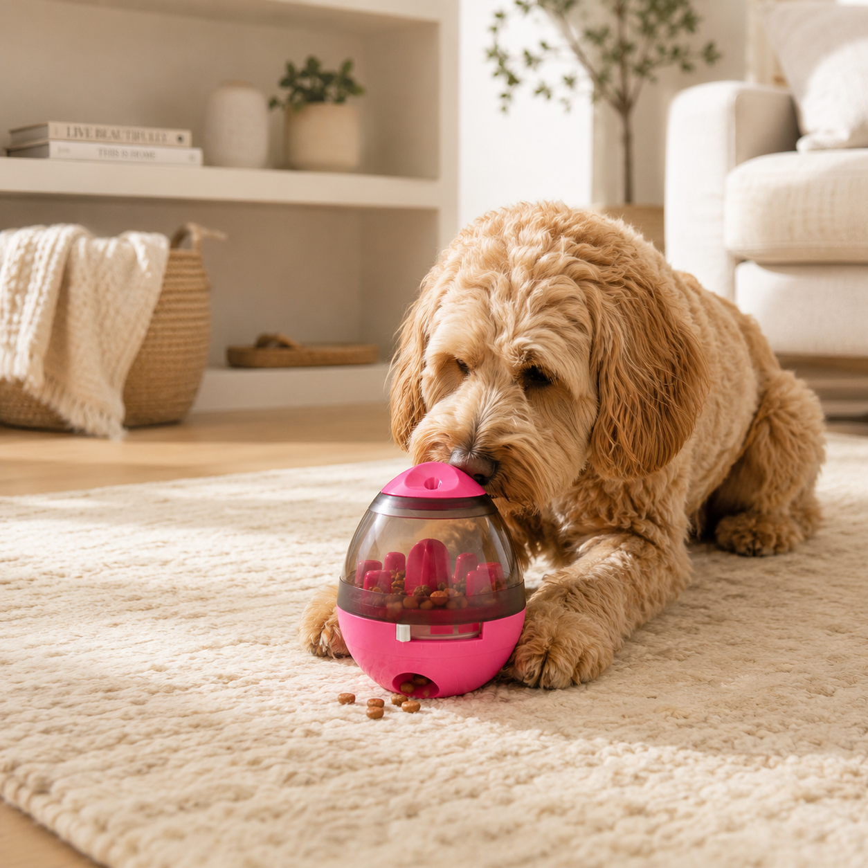 PuzzlePaw™ Interactive Dog Treat Dispenser Toy for Small, Medium & Large Dogs