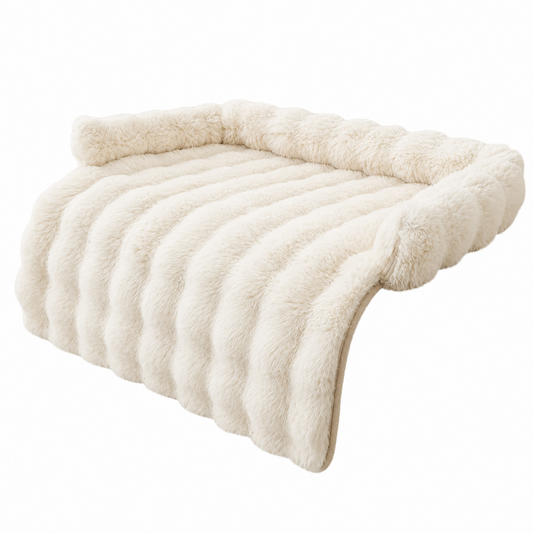 SnuggleShield™ Plush Soothing Dog Sofa Protector Bed & Furniture Cover